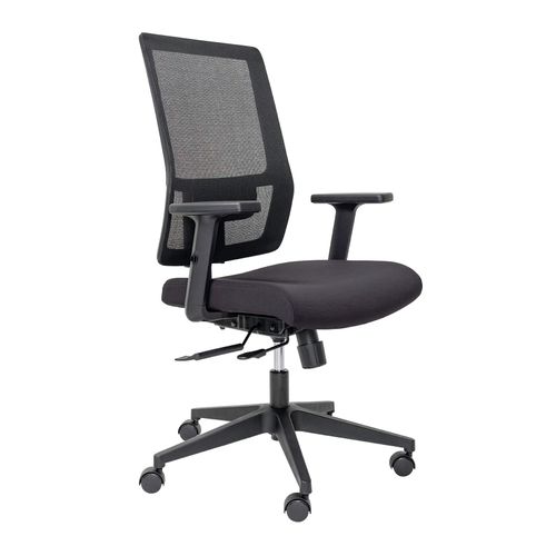 Buro Mantra Chair Mesh Back With Arms Black