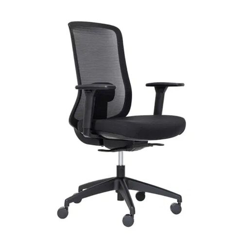 Buro Elan Chair Mesh Back With Arms Black