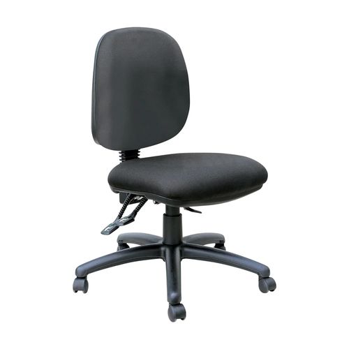 Mondo Java Chair 3 Lever Mid Back No Arms Black