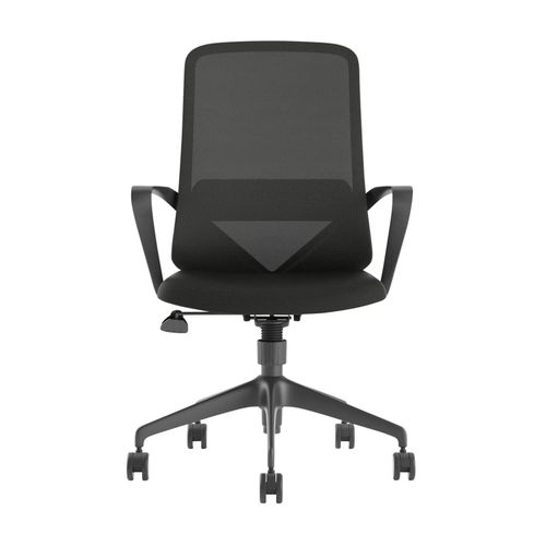 Mondo Mistral Mesh Back Chair With Arms Black