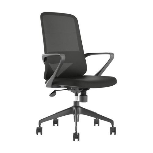 Mondo Mistral Mesh Back Chair With Arms Black
