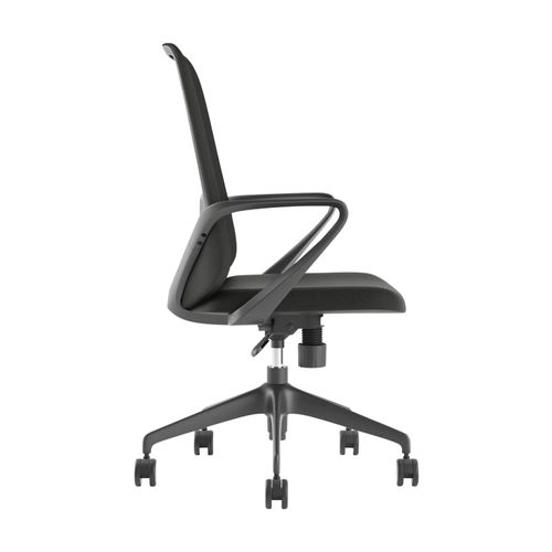 Mondo Mistral Mesh Back Chair With Arms Black