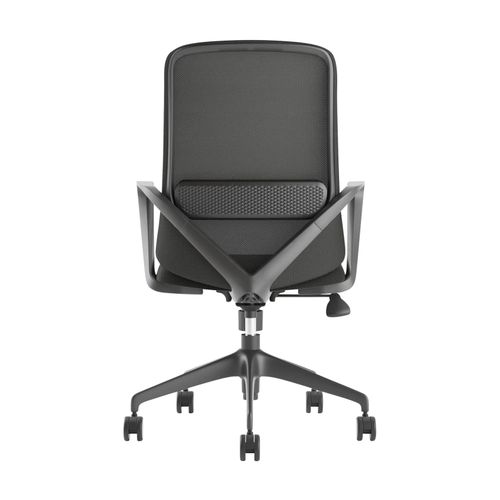 Mondo Mistral Mesh Back Chair With Arms Black