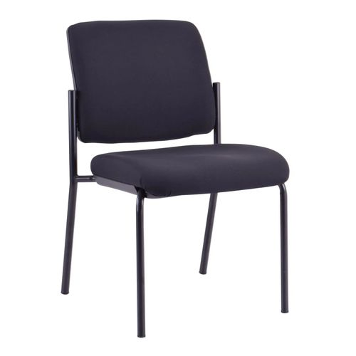 Buro Lindis Visitor Chair 4 Leg Black Fabric