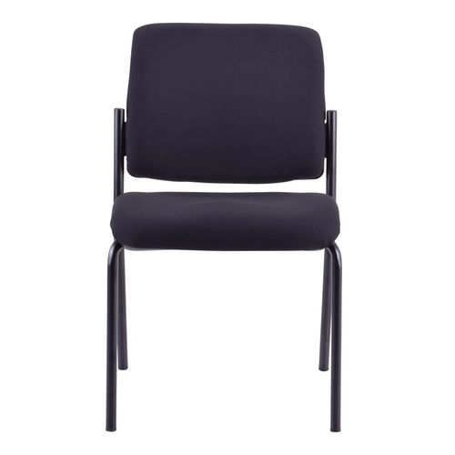 Buro Lindis Visitor Chair 4 Leg Black Fabric