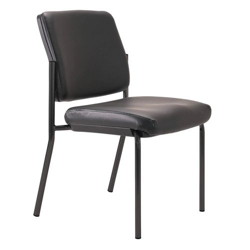 Buro Lindis Visitor Chair 4 Leg Black PU