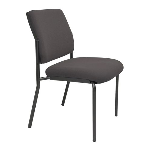 Buro Lindis Visitor Chair 4 Leg Charcoal Fabric