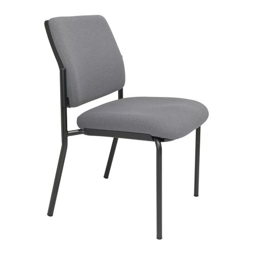 Buro Lindis Visitor Chair 4 Leg Smoke Fabric