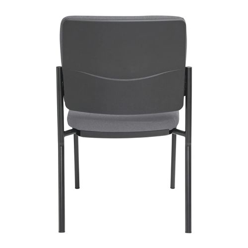 Buro Lindis Visitor Chair 4 Leg Smoke Fabric