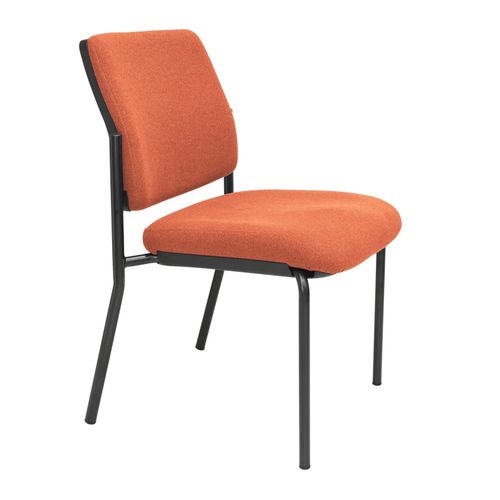Buro Lindis Visitor Chair 4 Leg Rust Fabric