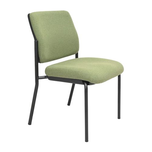 Buro Lindis Visitor Chair 4 Leg Olive Fabric