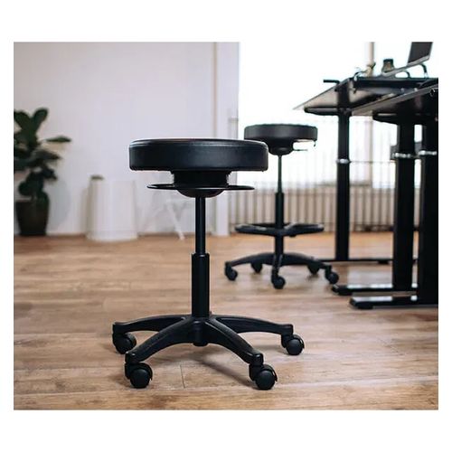 Buro Polo Stool Black PU