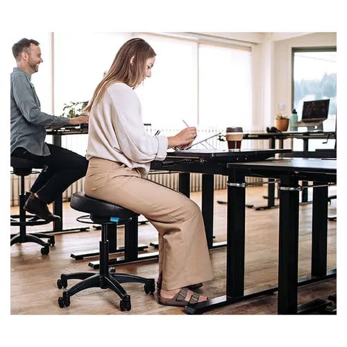 Buro Polo Stool Black PU