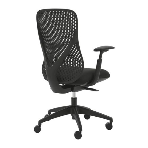 Buro Axon Chair Mesh Back with Arms Black