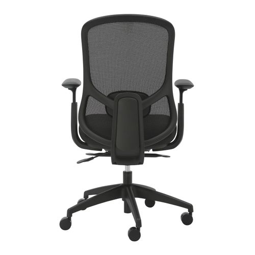 Buro Quantum Chair Mesh Back with Arms Black