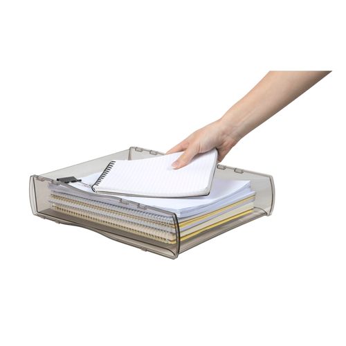 Esselte Nouveau Document Tray Smoke