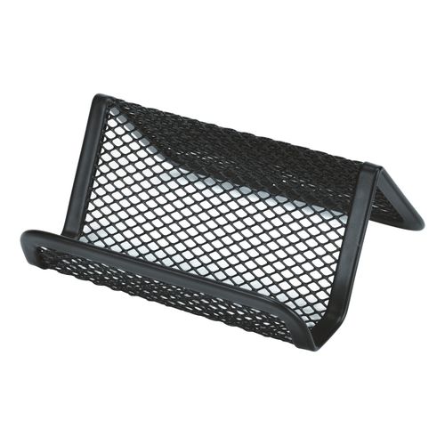 Esselte Business Card Holder Mesh Black