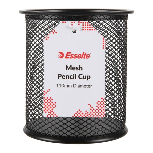 Esselte Pencil Cup Mesh Black