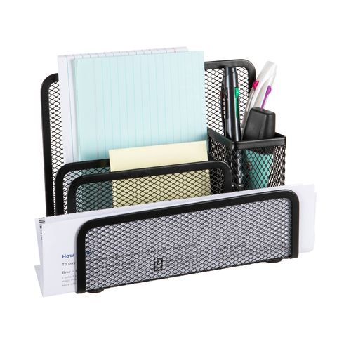 Esselte Desk Organiser Mesh Black