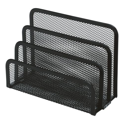 Esselte Mesh Vertical Organiser File Sorter Black
