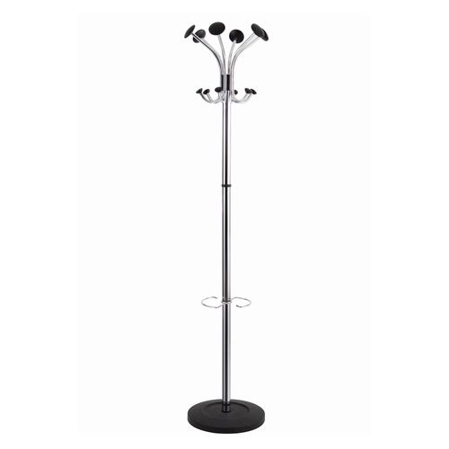 Alba Chromy Coat Rack Chrome / Black