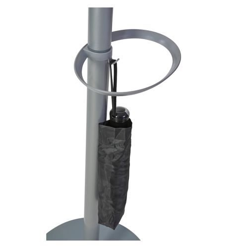 Alba Festival Coat Rack 5 Hook Silver/Wood