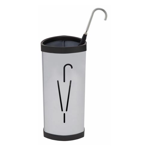 Alba Umbrella Stand Steel Silver