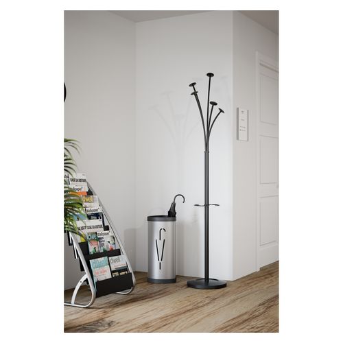 Alba Umbrella Stand Steel Silver