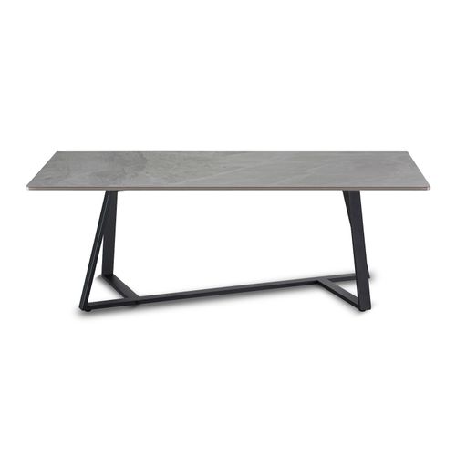 Piedra Coffee Table 1200x600mm Grey Carrara Marble Top