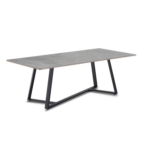 Piedra Coffee Table 1200x600mm Grey Carrara Marble Top