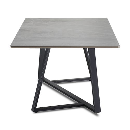 Piedra Coffee Table 1200x600mm Grey Carrara Marble Top