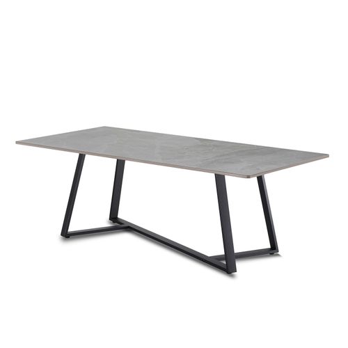Piedra Coffee Table 1200x600mm Grey Carrara Marble Top