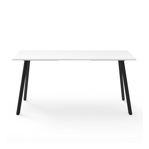 Rapid Eternity High Bar Table 2100mm Black Base Natural White Top