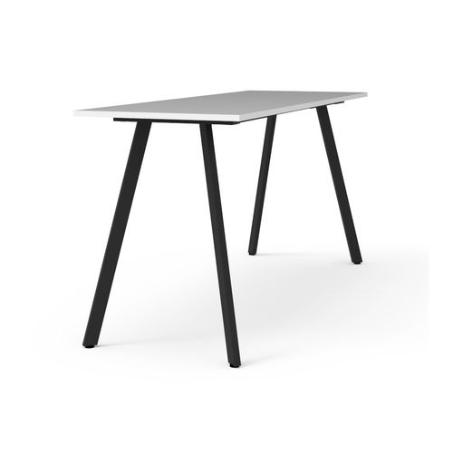 Rapid Eternity High Bar Table 2100mm Black Base Natural White Top