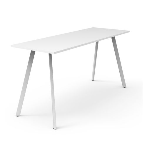 Rapid Eternity High Bar Table 2100mm White Base Natural White Top