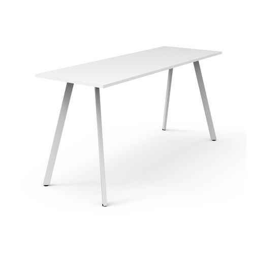 Rapid Eternity High Bar Table 2100mm White Base Natural White Top