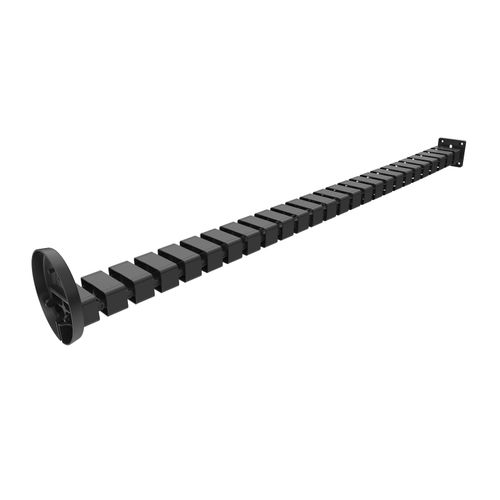 Rapidline Desk To Floor Snake 1300mm Black