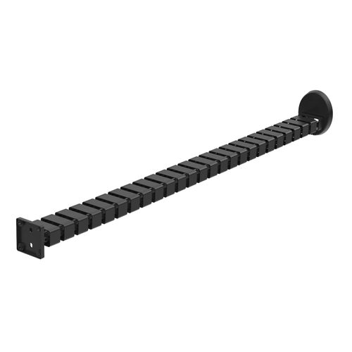 Rapidline Desk To Floor Snake 1300mm Black