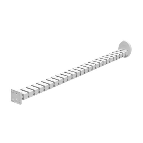 Rapidline Desk To Floor Snake 1300mm White