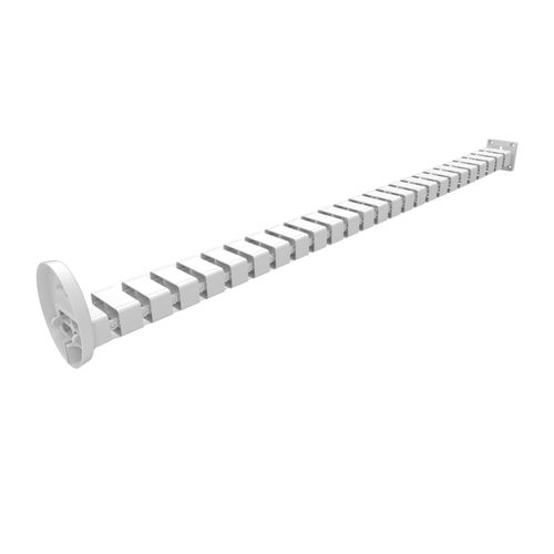 Rapidline Desk To Floor Snake 1300mm White
