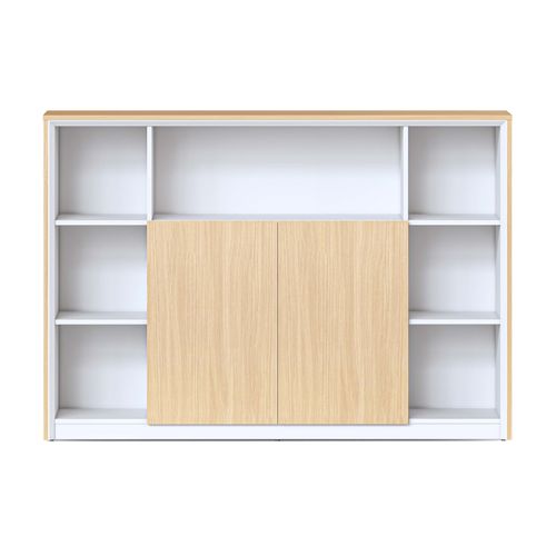 Casa Shelving And Storage Unit Natural Oak/Natural White