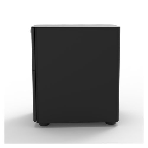 Eternity Slimline Mobile Pedestal 2 Box Drawers/1 File Drawer Black
