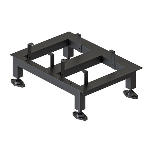 Rapid Locker Stand Only To Suit Bank Of 2 Lockers Black
