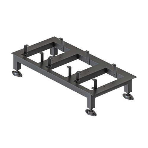 Rapid Locker Stand Only To Suit Bank Of 3 Lockers Black
