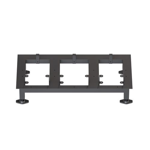 Rapid Locker Stand Only To Suit Bank Of 3 Lockers Black