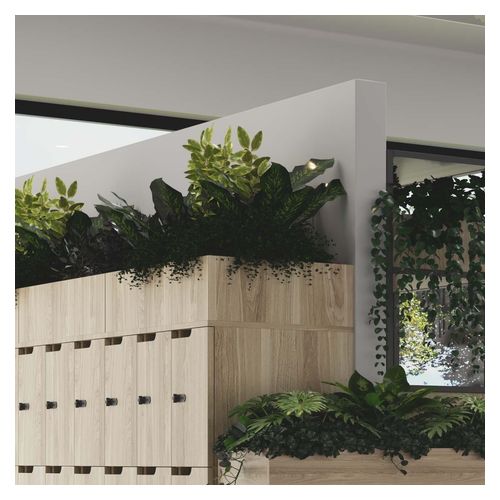 Knox Planter to Suit 3 Locker Configuration Nordic Maple