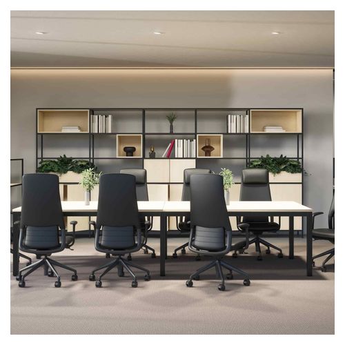 Rhodes Modular Shelf 5-Bay Shelving Configuration 9 Nordic Maple