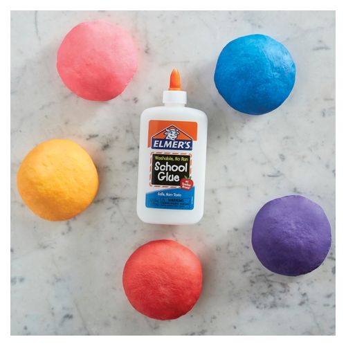 Elmers Glue E308 Pourable Non-Toxic 225mL White