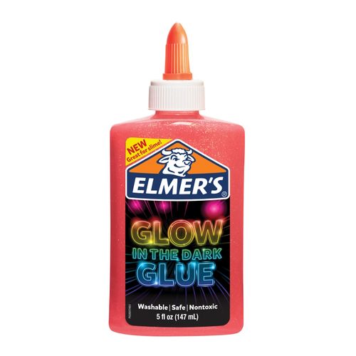 Elmers Glue Glow In Dark Pink 148mL Pack 3