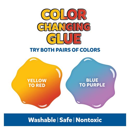 Elmers Glue Colour Changing Blue To Purple 148mL Pack 3